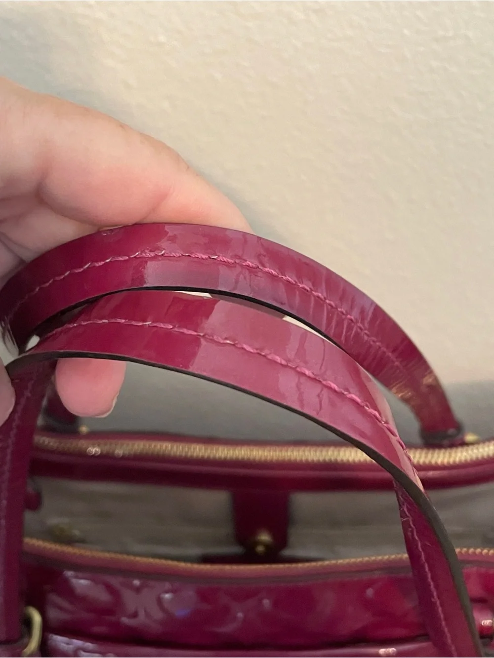 Coach Peyton Op Art embossed patent leather bag in the 